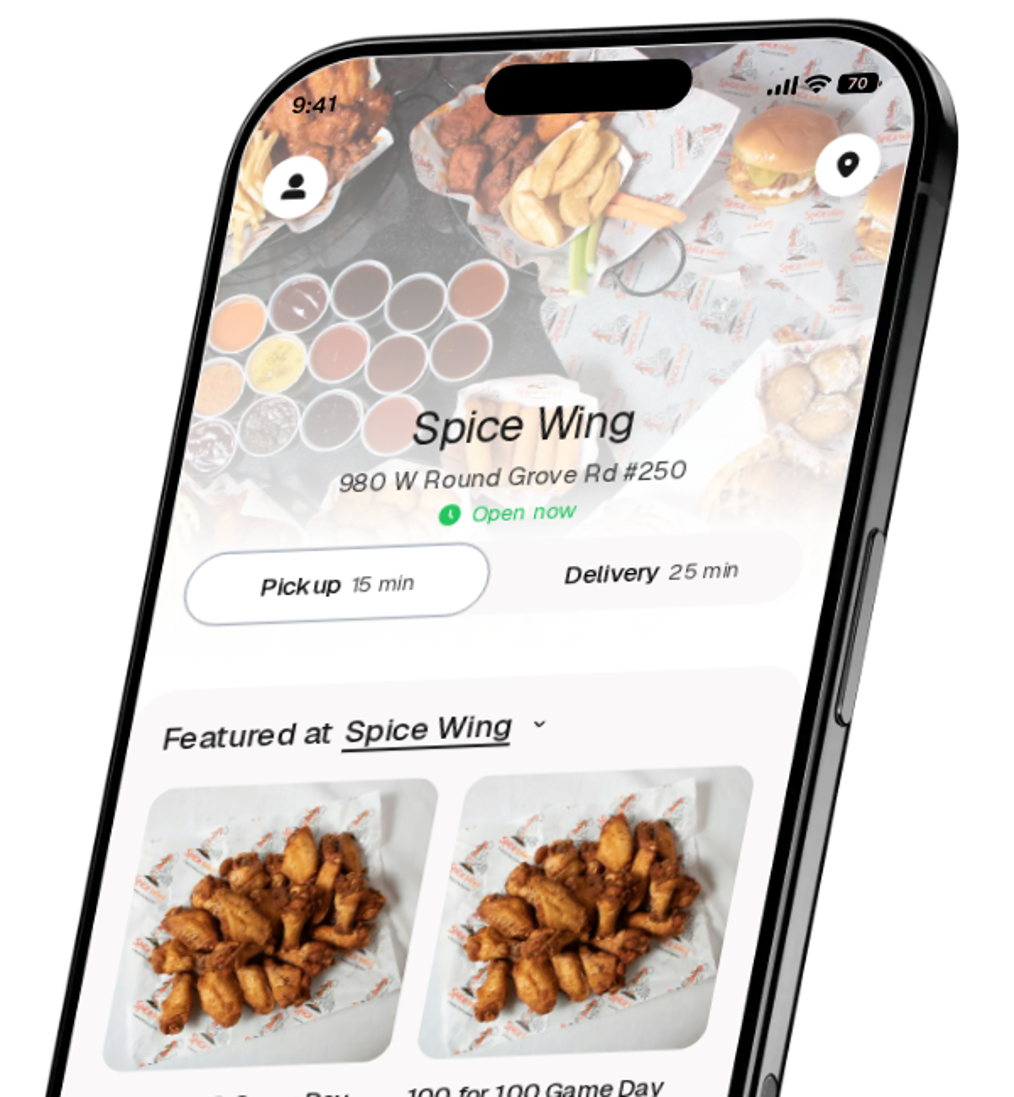 Spice Wing app preview