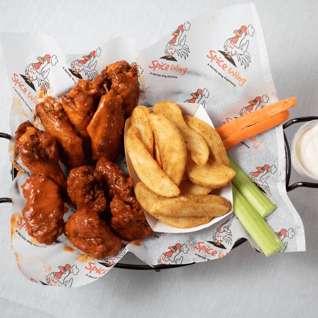 Mixed Wings (Bone-in/boneless) Combo.