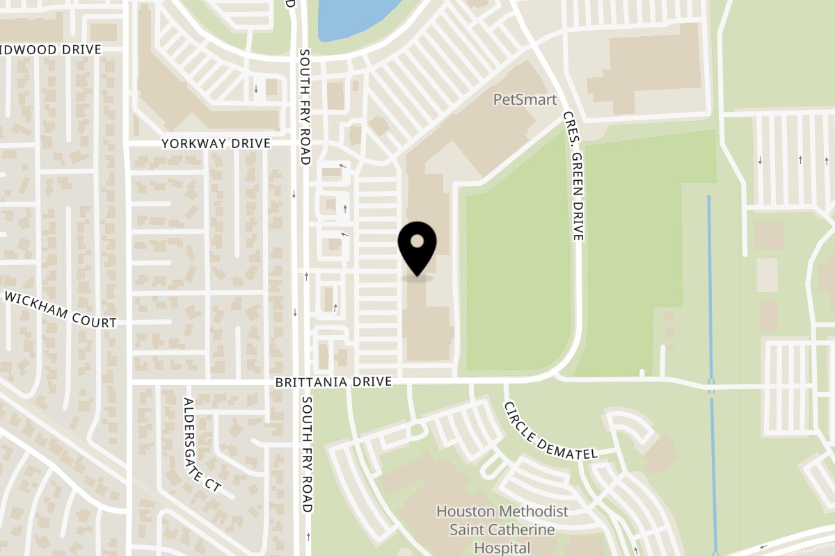 Map showing the location of Spice Wing S Fry Rd, Katy, TX on 471 S Fry Rd in Katy