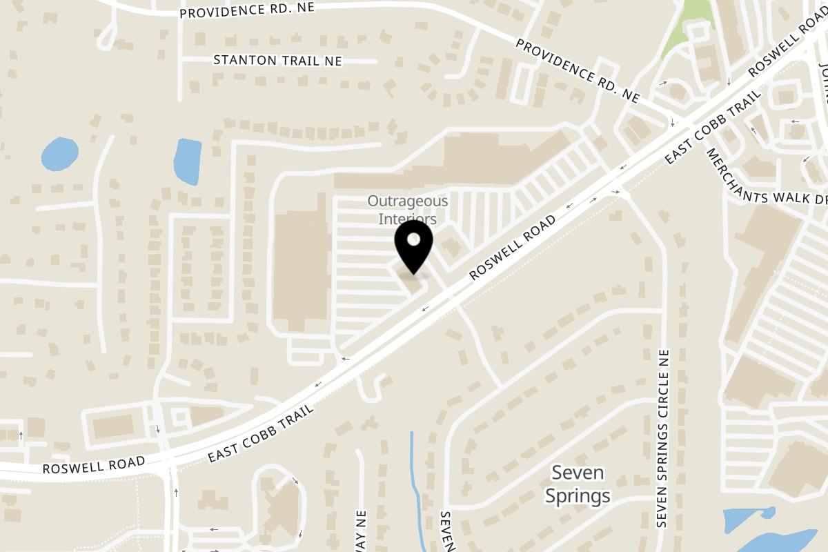 Map showing the location of Spice Wing Marietta on 4101 Roswell Rd Ste 904 in Marietta