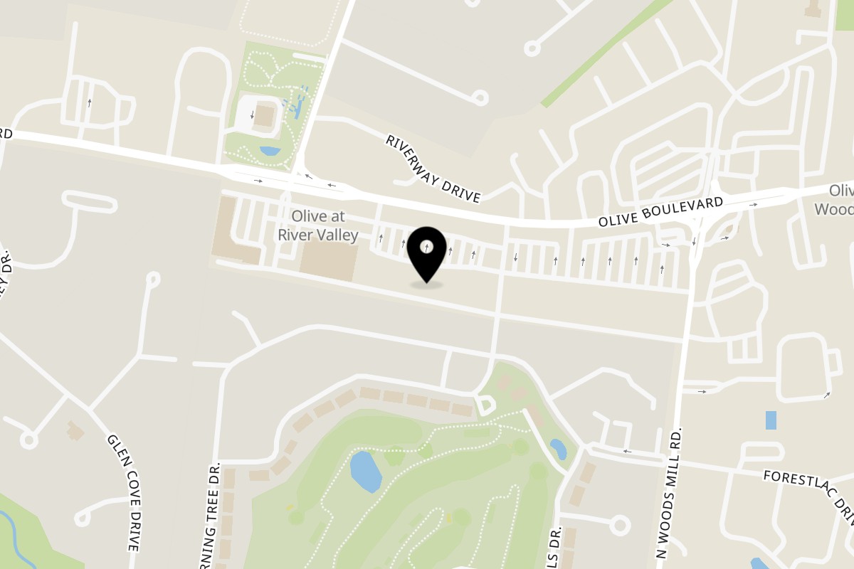Map showing the location of Spice Wing Chesterfield on 126 Four Seasons Shopping Center in Chesterfield